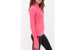 China Sports Ladies Running Plain Lightweight Pink SGS Miqi Women Yoga Jacket supplier