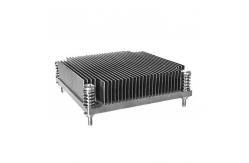 China Extruded Skived Processed Fin Heat Sink Aluminum Profiles With Cnc Punching Holes supplier