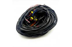 China 56 Pin ECU Wiring Harness With Multiple Connectors And PVC Pipe Protection supplier