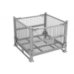 Collapsible Stillage Wire Mesh Pallet Cage Container 1T For Warehouse for sale