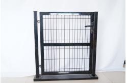 China Hot-Dipped Galvanized One Leaf Single Gate Metal Fences 0.9m Width supplier