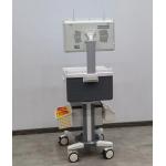 Advanced Medical PC Cart Multiple Drawers Adjustable Height Point Of Care Workstation