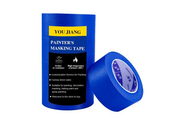 High Temperature Car Painters Masking Tape Low Tack Anti UV