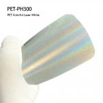 PET-PH300 PET Colorful Laser White Adhesive Decorative Film Abrasion Resistant for sale