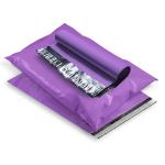 Low MOQ Purple 10x13 LDPE Poly Packaging Bag For Shipping Tear Proof for sale