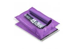 China Low MOQ Purple 10x13 LDPE Poly Packaging Bag For Shipping Tear Proof supplier