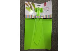 China Double Sided Plastic Chopping Board Set With Non Scratch Base Multifunctional supplier