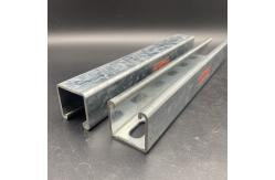 China Customized Stainless Steel 3m 6m Plain Unistrut Channel supplier