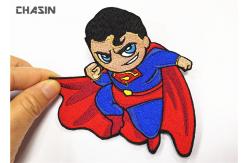 China Superman Personalized Embroidered Patches / Custom Embroidered Logo Patches supplier