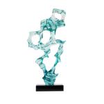 Fiberglass Abstract Resin Table Sculpture Decorative Art Craft for sale