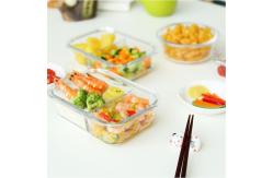 China Airtight Locking 800ml Glass Meal Prep Containers supplier