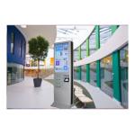 Cell Phone Charging Lockers 43 Inch Advertising Digital Signage Floor Stand for sale