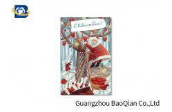 China 3D Craft Lenticular Christmas Cards , Interactive Greeting Cards Regular Size supplier