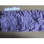 Purple Colorful Microfiber Wet Mop Pads 13*47cm Hair Length 2cm Big Chenille for sale