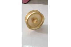 China Zinc alloy diecast single rigid fixed eye brass plated wheel pulley supplier