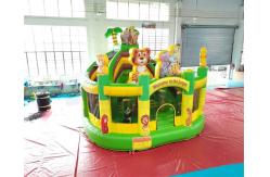 China Toddler Jungle Park Jumping Combo Inflatable Bouncer Slide supplier