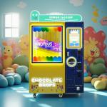 Large Capacity Multi Flavoured Chocolate Sugar Beans Vending Machine Self Service Candy Dispenser for sale