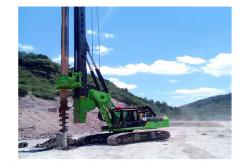 China 64m 2000mm Ground Hole Rotary Pile Machine Full Hydraulic Groundwater Drilling Machine supplier
