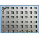 Square Holes Perforated Metal Panel Facade SS Plates Excellent Visibility for sale