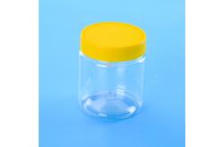 China 900ML Screwed Capped Plastic Round Plastic Screw Cap Jars supplier