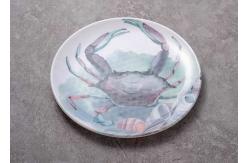 China Cadmium Free White 100% A5 Melamine Dinnerware Plates supplier