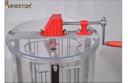 China 2 Frames Stainless Steel Transparent Manual Honey Extractor Beekeeping Equipment supplier