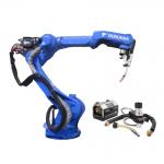 Yaskawa AR2010 6 Axis Arc Welding Robot Automatic Arm Machine TRM Welding Guns And Linear Guides Rail In Stock for sale