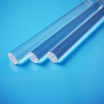 Customized Clear Quartz Rod High Temperature Resistance 1000 Degree for sale