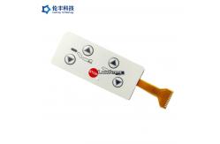 China Flexible PCB LED Light FPC PET Membrane Switch Long Service Life supplier