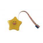 Plastic Tailor Soft Tape Measure For Body Cute Star 14mm Thick Advertising Gift for sale