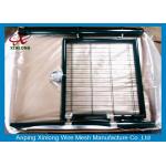 Powders Sprayed Coating Welded Fence Gate Portable Square / Rectangle Shape for sale