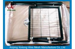 China Powders Sprayed Coating Welded Fence Gate Portable Square / Rectangle Shape supplier