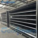 Drink Display Multideck Open Chiller With Night Curtain Showcase Refrigerator