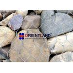 Galfan Coated Gabion Stone Cages , Galvanized Gabion Basket Retaining Wall for sale