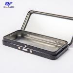 Weed Packing Rectangle Metal Box Prevent Children From Opening Design for sale