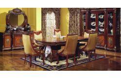 China Customized High End Solid Wood Dining Table Set Marble Kitchen & Dining Room Tables supplier