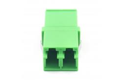 China FTTH LC Duplex Fiber Optic Adapter with Flip Auto Shutter supplier