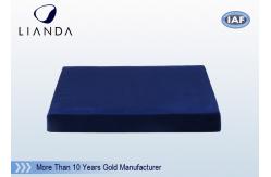 China Blue Memory Foam Cushion Coccyx Othopedic Cooling Gel Cushion Pad supplier