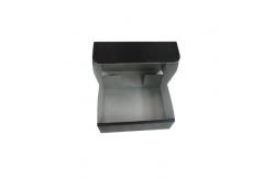 China 6x4x3 Black Shipping Tuck Top Mailer Box Custom With Window supplier