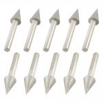 6mm x 12mm Cone Head Diamond Mounted Points Eco Friendly Without Dust Pollution for sale