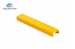 China T5 6063 Aluminium U Section Extrusion Anodized Surface 2.5m Length supplier
