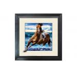 Running Horse Image 3D Lenticular Printing Service MDP Frame 5D Effect for sale