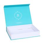 Matt Laminated Rigid Foldable Cardboard Magnetic Box For Wedding Grown Hot Stamping