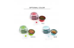 China Odorless 350ml 500ml Silicone Foldable Lunch Box Set Of 4 supplier