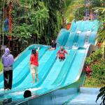OEM Outdoor Water Game Park Fiberglass Tube Water Slide for Kids for sale