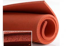 China Heat Proof Open Cell Silicone Rubber Foam Sheet High Density supplier