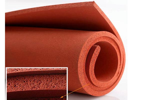 Heat Proof Open Cell Silicone Rubber Foam Sheet High Density
