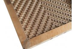 China Custom Design Pattern Hole Exterior Wall Cladding Panel With Square Tube Frame supplier