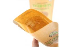 China Food Packaging Reusable Biodegradable Stand Up Pouches Waterproof 8 Side Seal supplier