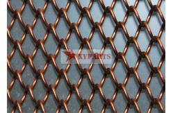 China 1.0mm Wire Architectural Metal Coil Curtain With Ceiling Mounted Track System supplier